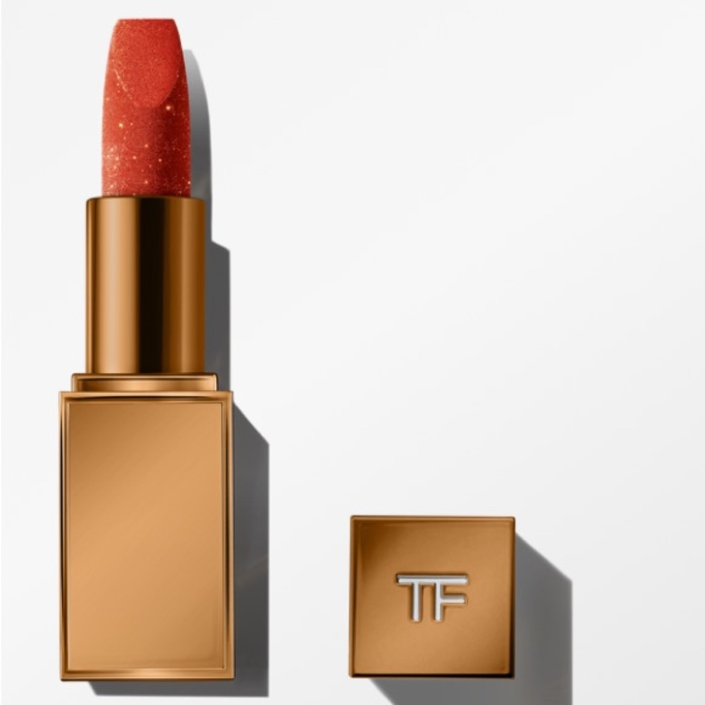 NIB NEW TOM FORD Soleil De Feu Spark Lip Balm Lipstick 02 Sun Spark Full Size - Picture 3 of 16